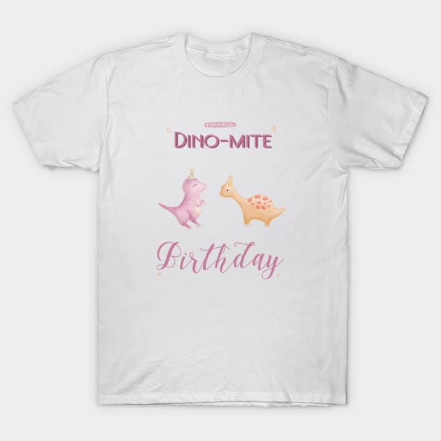 Dinosaur birthday T-Shirt by Mydrawingsz